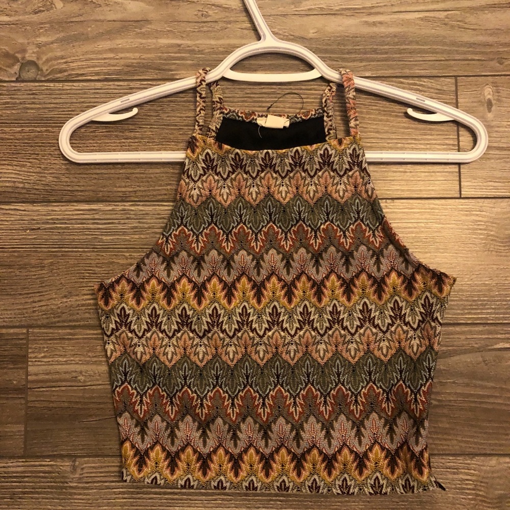 Colourful crop top
